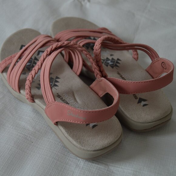 Skechers Sandals Reggae Slim - In-Love Coral Size 7 (New) - Picture 4 of 9